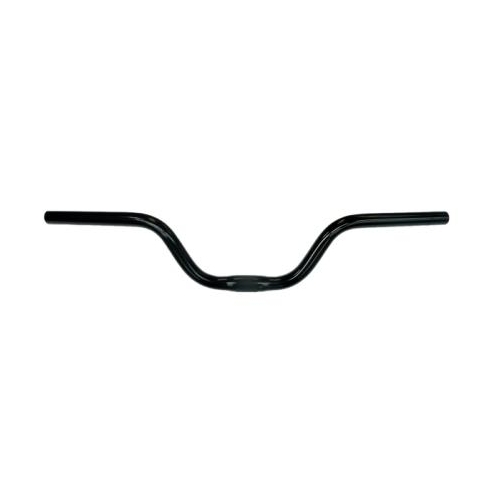 HANDLEBAR  25.4mm, 62cm Wide, 100mm Rise, Alloy  BLACK