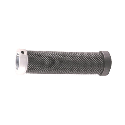 LOCK-ON GRIPS  130mm, black/gel, with one side lock, Quality Velo product