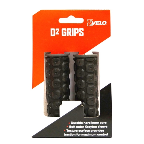 GRIPS, Grip shifter,  2xDENSITY, X-cut design  -   L:102mm Black/Grey