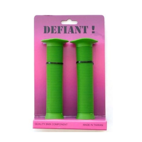 Grips 147mm GREEN, Kratton rubber, open end with plugs