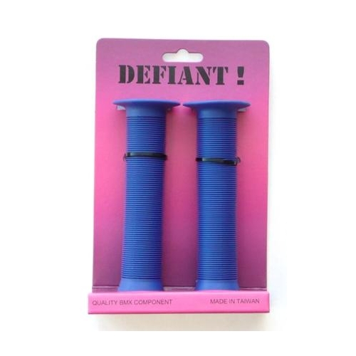 Grips 147mm BLUE, Kratton rubber, open end with plugs
