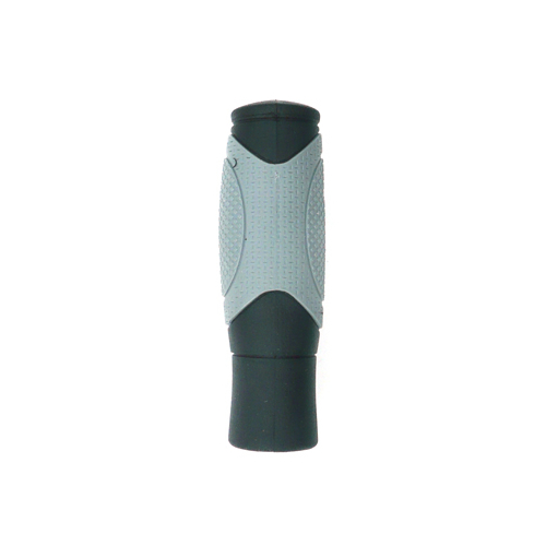 Grips, comfort, kraton & gel, 2 tone grey/black, 125mm, Quality VELO product
