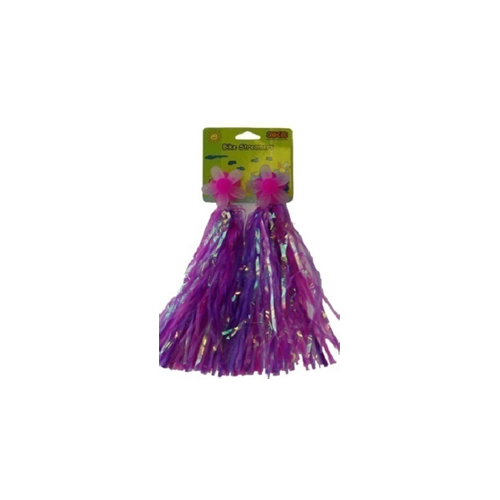 STREAMERS  Windmill Flower Design, PINK PURPLE SILVER