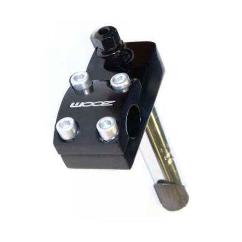 H/Stem 50mm ext, 22.2mm dia, 22.2mm H/bar,  Black, w/hollow bolt for freestyle