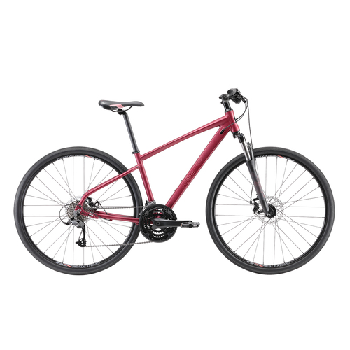 Malvern Star Freedom W1 Hybrid - Berry