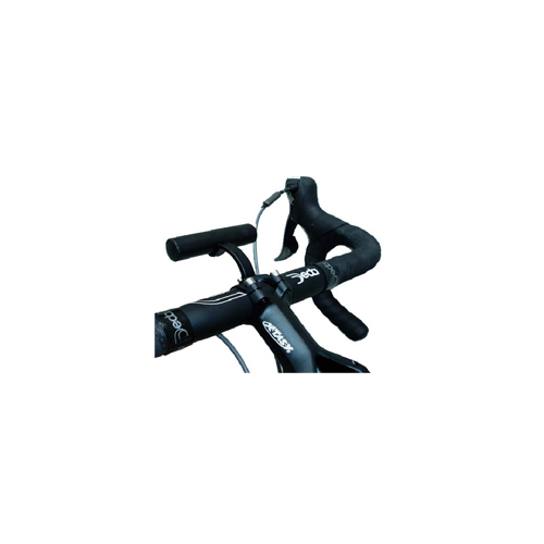 Computer & Light Bar, 90mm wide, w/4 bolts to screw in to stem bolt position, alloy, black