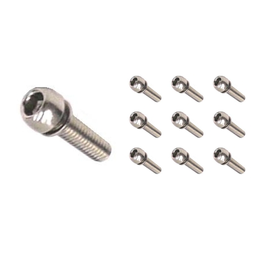 STEM BOLT  M6, 20mm, Allen Key Type, Round Head, Stainless Steel  (Bag 10)
