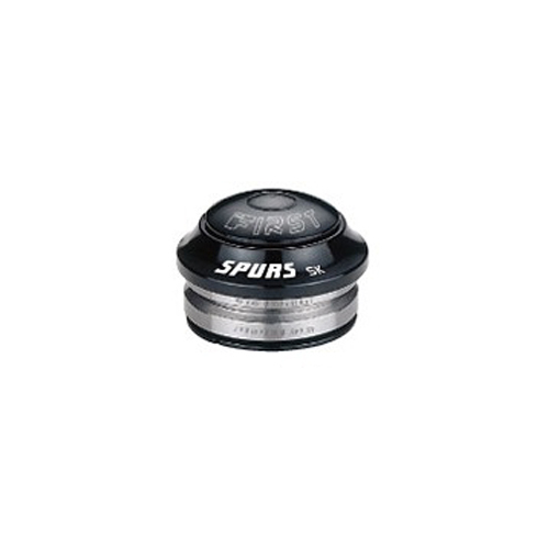 Head set, crown alloy, black, sealed bearings, threadless, w/top cap, 1 1/8' x 41.8 x 30