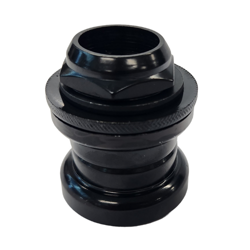 Head Set 1" Threaded for BMX, Steel, BLACK  (21.1 ID, 32.5 OD, 27.0 Crown Race)