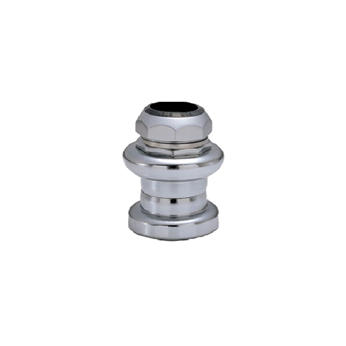 HeadSet, Steel, Silver, 1.1/8 Threaded. Caged bearing with waterproof seals, 25.4 x 34 x 30 x 37.5