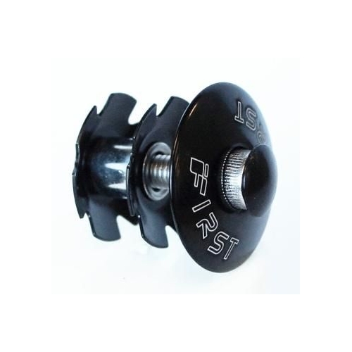 STAR NUT TYPE  Ahead adjuster set, 1", alloy BLACKr top cap