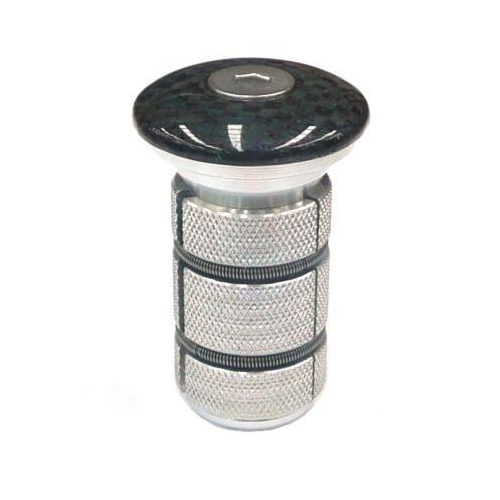 Threadless tension adjuster 1 1/8, for ID 22-25.4mm, H 32mm, CARBON top cap