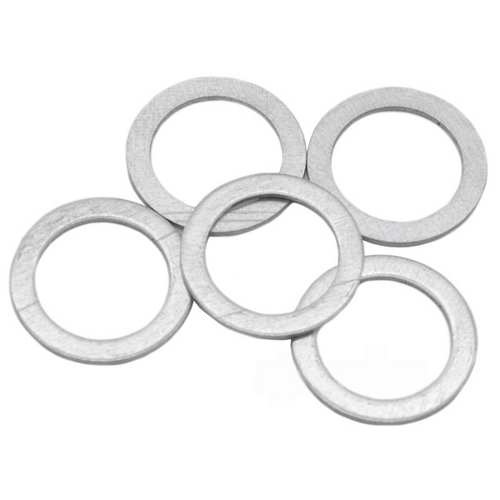 Chainring bolt washers/spacers, OD: 14.5mm, ID: 10mm, T: 0.5mm, bag of 5