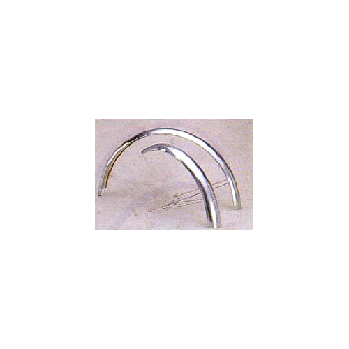 MUDGUARD SET  20, F & R, STAINLESS