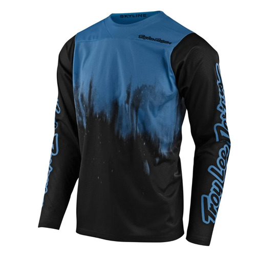 TLD Skyline LS Jersey - Blue/Black - Medium