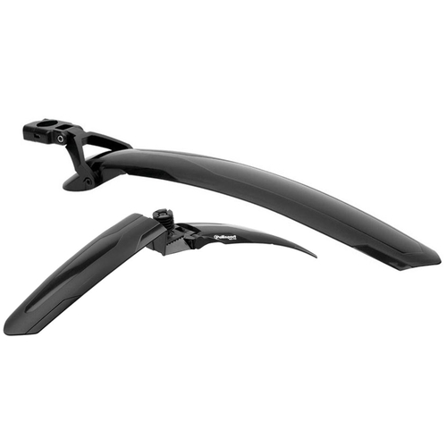 MUD PRO MUDGUARD SET from Polisport - Front and Rear, Suitable for 26" to 29er, Compatible with MTB E-Bikes, Q/R, Front Q/R Magnetic Fidlock System, R