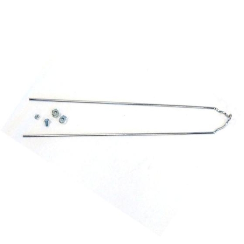 Stay, (for M/guard) steel, C.P. L400mm  UNIVERSAL