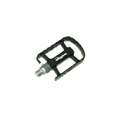 PEDALS  9/16" Sealed Bearings, Alloy Body/Cro-mo Axle, BLACK