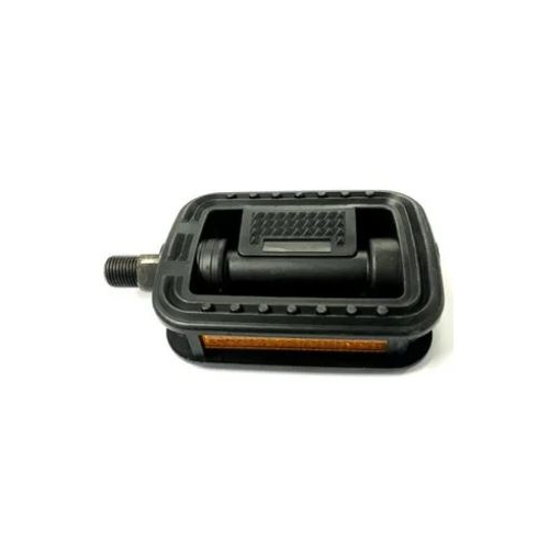 PEDALS  1/2"  One pc PP for 20" bike, BLACK