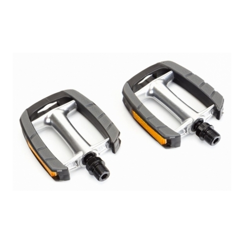 Pedals,  alloy, non-slip foot pads, 9/16" axle
