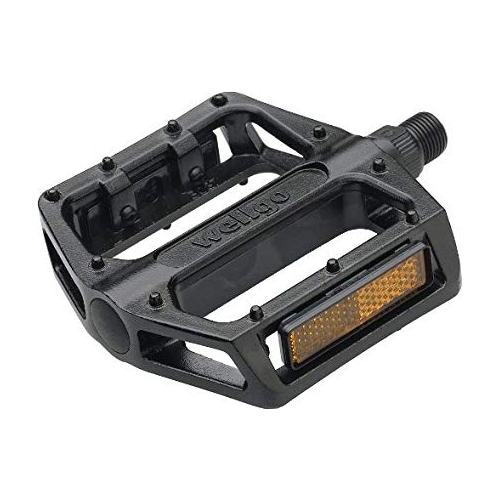 PEDALS, ALLOY, BMX  1/2"axle,  BLACK