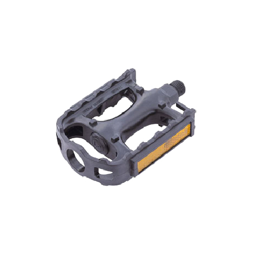 PEDALS  1/2" MTB one piece PP body, (toe clip attachable)