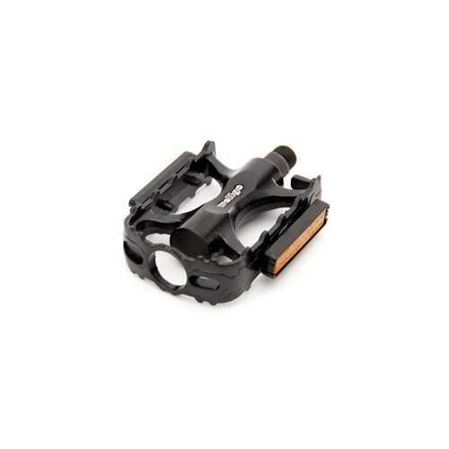 PEDALS  9/16" MTB, One Piece, Alloy, BLACK