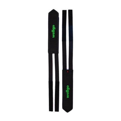 Black Velcro straps for platform pedals