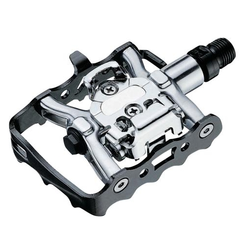 PEDALS  Dual Function, MTB, Sealed Bearings, Alloy, SILVER/BLACK