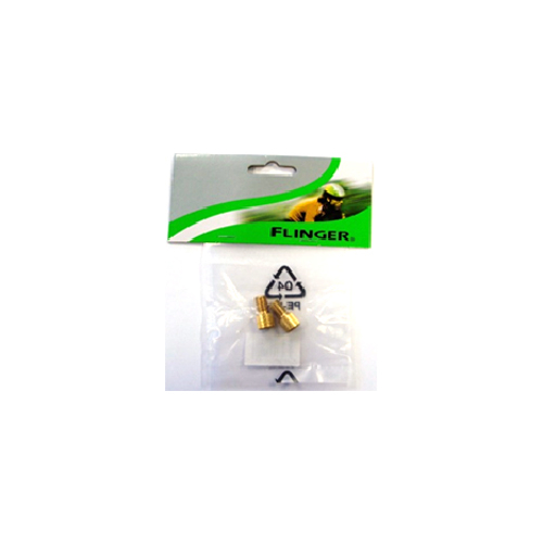 BRASS ADAPTOR  F/V to A/V, 20mm Long  (Set 2)