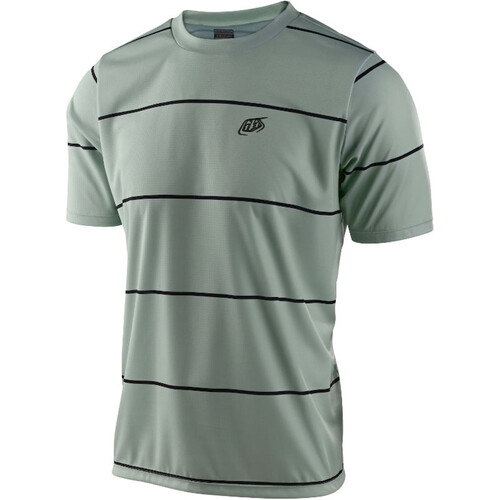 TLD Flowline SS Jersey - Stacked Smoke Green - Youth Medium