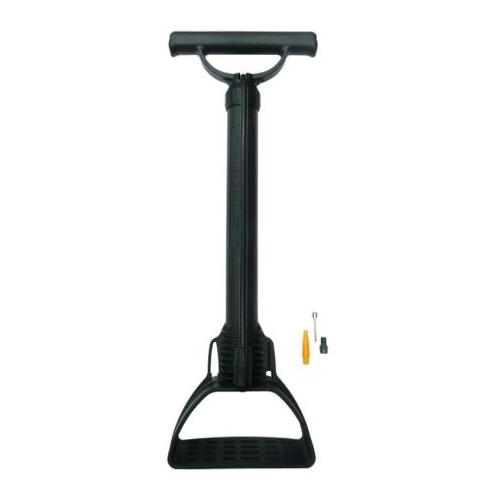 BETO ECO Floor Pump plasticw/needles,  reversable presta/schrader valve