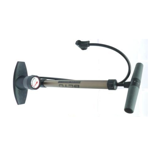 BETO MAMBA Floor Pump, Alloy, w/gauge, av/fv dual head, 160psi