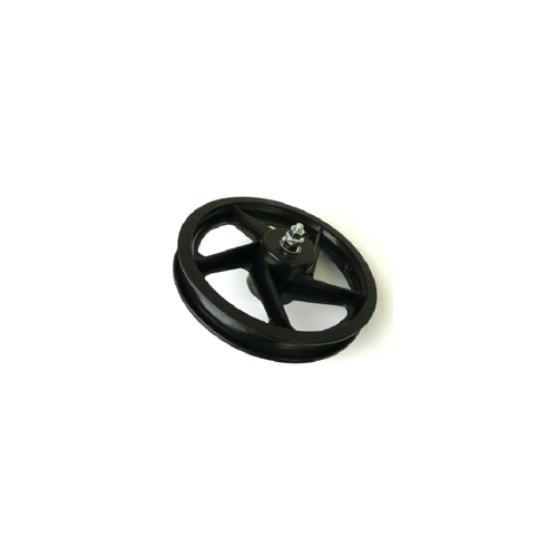 PLASTIC WHEEL  12" Front, BLACK (85mmOLD)