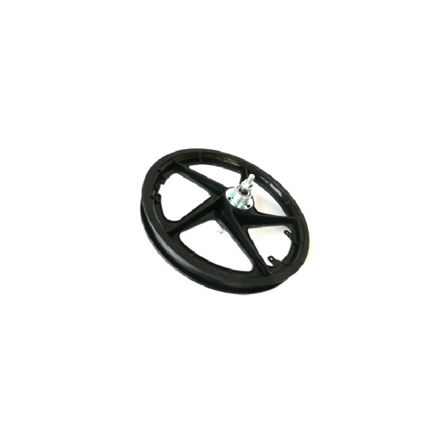 PLASTIC WHEEL  20" Rear, 110mm O.L.D Freewheel, BLACK