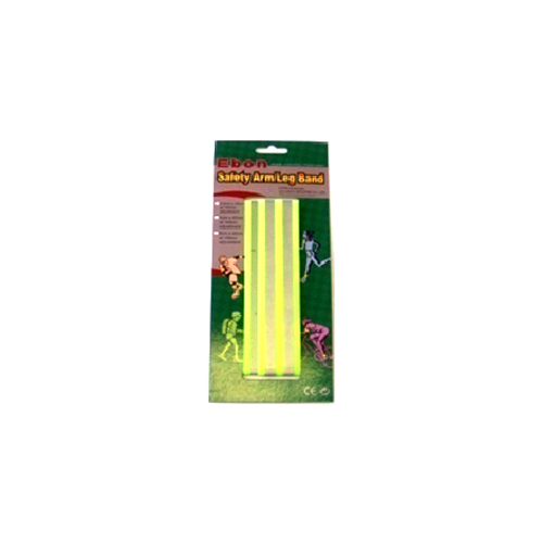 TROUSER BAND  Velcro with Reflective Tape, Fluro, YELLOW