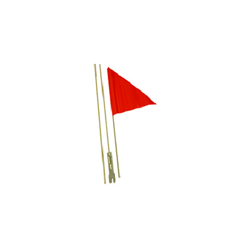 SAFETY FLAG  3 Pieces, 60"/1.5m Length, Fibreglass  ORANGE