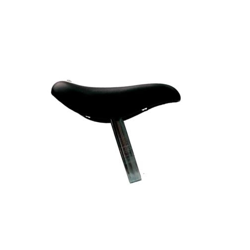 Saddle with Seatpost, Black, for 12"/14" bikes w/25.4 seatpost