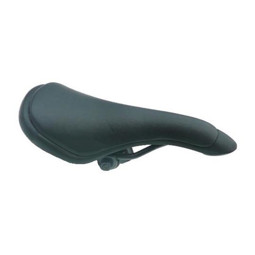 SADDLE  BMX, 120mm x 265mm, Vinyl Top, EndZone, BLACK,  Quality Velo manufactured product