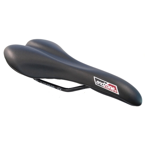 SADDLE, Road/RACER, 275 x W125mm,  ALL  Black, End Zone