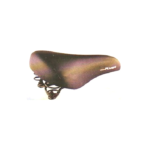 Saddle, Ladies, Emerald Top, Double Density with comfort Coil Spring Base, 270 x 180mm BLACK