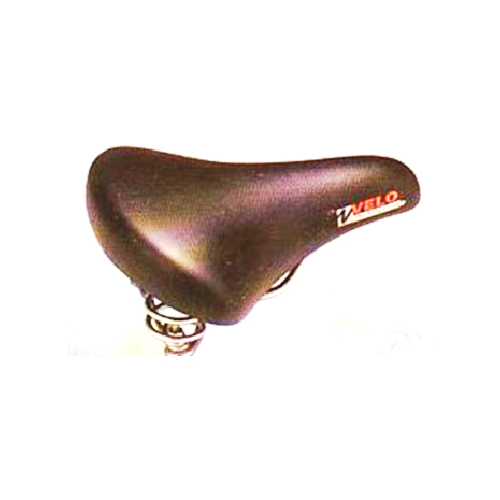 Saddle, Ladies, Emerald Top with Gel, Websprings and Coils, BLACK, 230 x 250Lmm