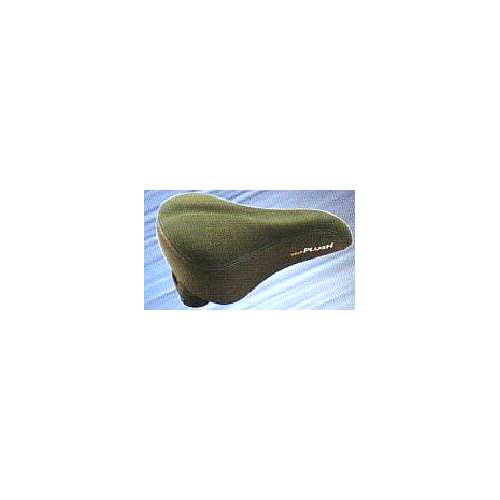 Saddle, Ladies Touring, Emerald Top, Double Density, Dual Coil Springs with Clamp, 190mm x 210mm, BLACK, Quality Velo manufactured product