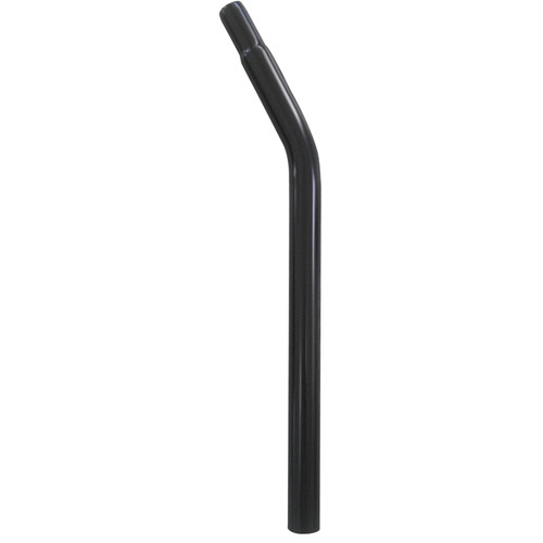 SEATPOST LAYBACK 25.4MM X 400MM STEEL - BLACK