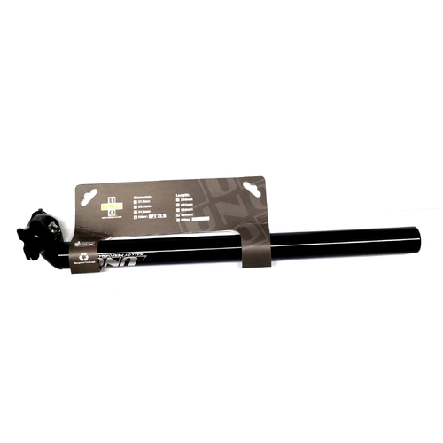 SEATPOST 28.6 x 400mm, Micro-Adjust, Alloy BLACK
