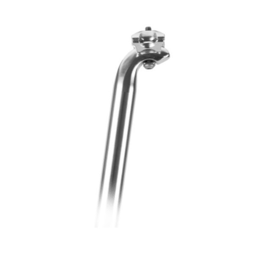 SEATPOST  27.2 x 350mm, Micro-Adjust, Alloy SILVER   ONE PIECE CONSTRUCTION