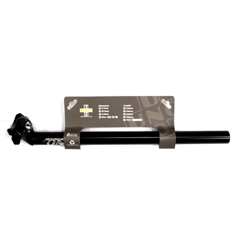 SEATPOST 25.4 x 400mm, Micro-Adjust, Alloy BLACK