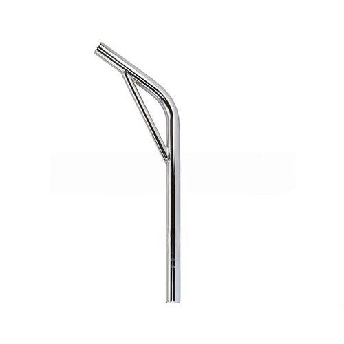 SEATPOST LAYBACK W/SUPPORT   22.2MM X 400MM CR-MO - CHROME