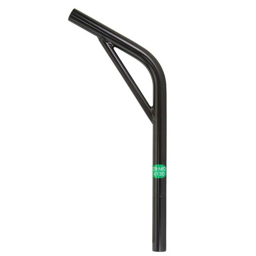 SEATPOST LAYBACK W/SUPPORT   22.2MM X 400MM CR-MO - BLACK