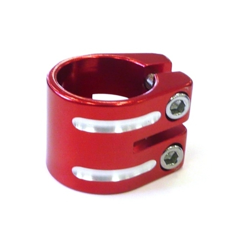 Seat clamp 33.3mm RED no lip